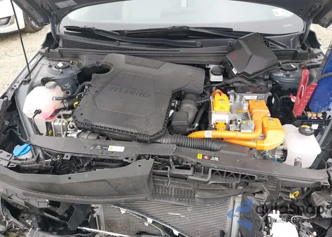 2023 Hyundai Elantra Hybrid Limited from USA, damaged, VIN KMHLN4AJ4PU038763